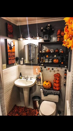 Which Halloween Bathroom Are You Choosing?