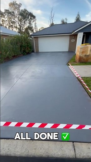 How to paint your driveway. Concrete colouring and sealing full process