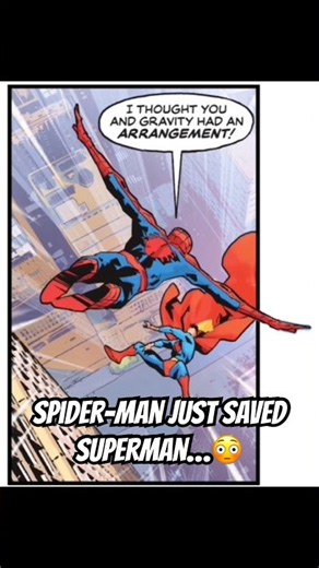 This Is Why Superman Trusts Spider-Man ❤️ #superman #spiderman #dcmarvel