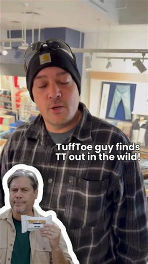 TuffToe workbook guy finds TT in the wild