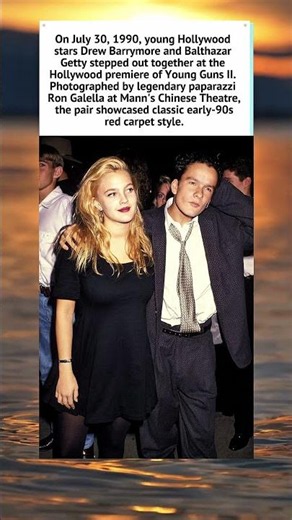 Drew Barrymore & Balthazar Getty (1990) 🎬 #Shorts #90sNostalgia
