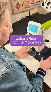 Using a ruler on the Moxie ST! | Handi Quilter