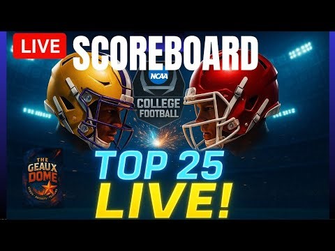 NCAAF TOP 25 LIVE SCOREBOARD Oct. 18th 2025 #ncaafootball #ncaaf #ncaafhighlights #ncaafscores