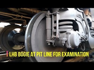 LHB (LINKE HOFMANN BUSCH) FIAT BOGIE EXAMINATION AT PIT LINE | PRIMARY MAINTENANCE OF LHB BOGIE
