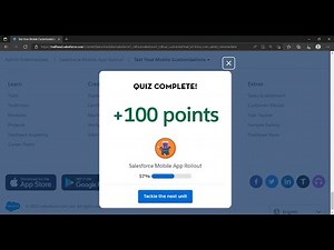 Salesforce Trailhead - Test Your Mobile Customizations
