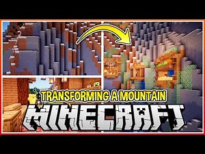 Transforming a Mountain into a Minecraft Base!