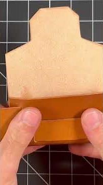 CONSTRUCTING THE STITCH-LESS WALLET | DS LEATHER GOODS #shorts #asmr #leathercraft