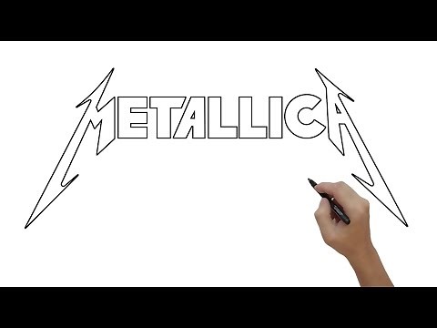 HOW TO DRAW METALLICA LOGO | STEP BY STEP TUTORIAL