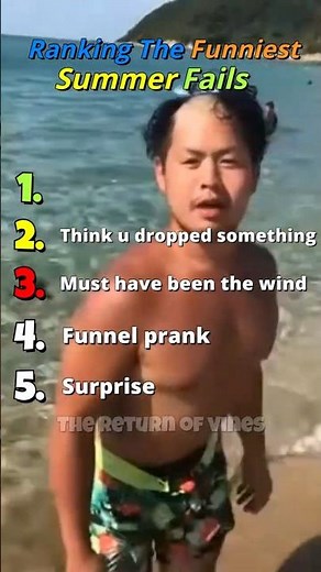Ranking The Funniest Summer Fails ☀️😂 | Pool, Beach & Pranks #shorts