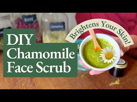 Health Benefits of Chamomile for Skin Care + DIY Face Scrub