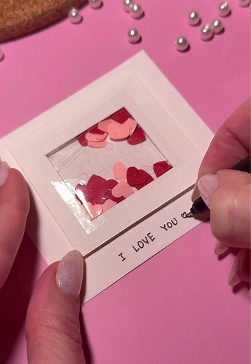 DIY Shaker Card: A Handmade Love Project