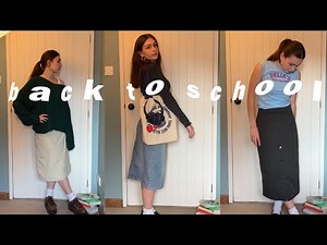 back to school/autumn outfits.