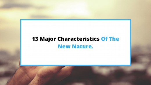 13 Characteristics Of The New Nature Of Christ [  Sermon] - SaintlyLiving