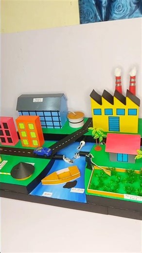 Water pollution Project | pollution Project for science exhibition #schoolproject #science #shorts