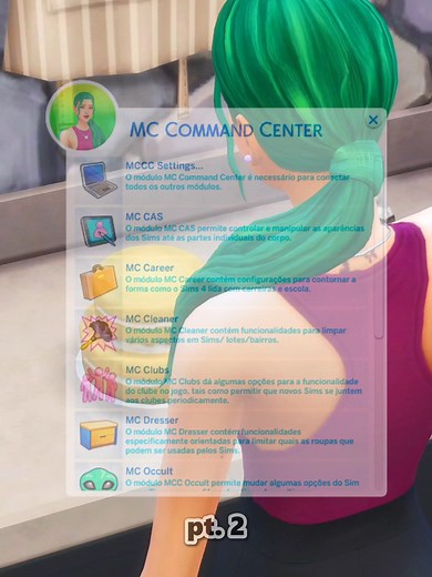 Melhores Configurações do MC Command Center para The Sims 4