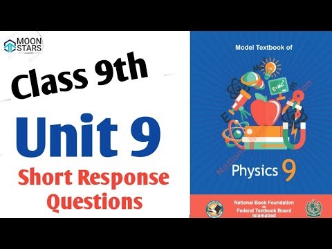 Physics Class 9 Unit 9 Short Response Questions NBF, Class 9 Physics SRQ Chapter 9