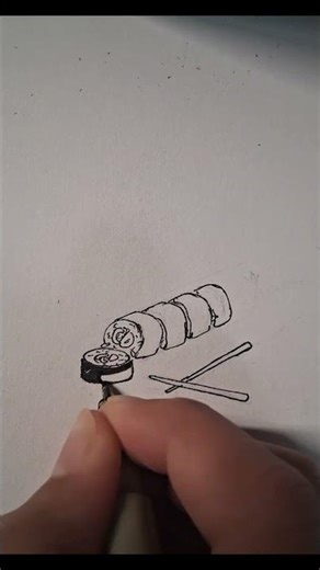 Simple Sushi Drawing Tutorial
