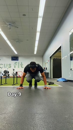 Day 9-goal: land my first clapping handstand push-up. Not there yet. But just landed my first explosive HSPU Follow the progress, the wins, the fails - the whole journey. #FollowTheJourney #calisthenics #handstand #pushup #hspu #gym #misssissippi | Sparkthenx