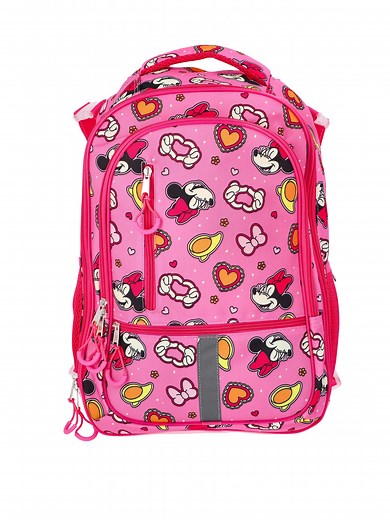 Disney Minnie Mouse Girls Adaptive 17" Laptop Backpack, Pink