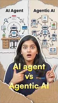 AI Agent vs Agentic | AI Agent vs Agentic AI Explained For Beginners | #Shorts | #Simplilearn