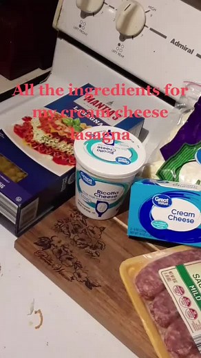 My dinner prep for my cream cheese lasagna. Everyone loves my cookin. Want more cooking videos? Like this!#cookingwithme #ilovecooking #momsoftiktok