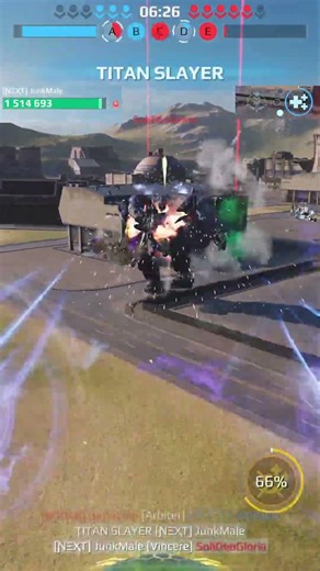 #Vincere #UE #Nodens vs Bedwyr and Mauler #warrobots War Robots #gaming #wr