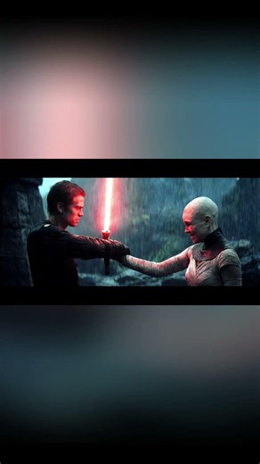 Lightsaber Duel: Epic Battle in the Rain! #shorts