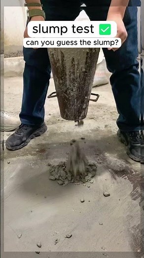 Concrete Slump Test | Workability Check #SiteTesting #workability #civilwork
