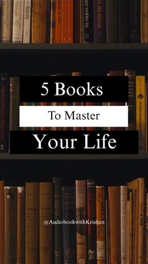 5 Books to Master Your Life | Life-Changing Book Recommendations #books #masteryourlife #shorts