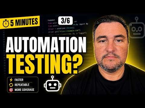 Give Me 5 Minutes and I'll Teach you Automation Testing