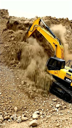 Massive Excavator Power Digging! 🚧 Epic Earthmoving Action!