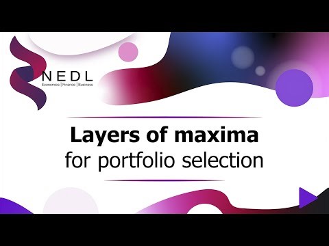 Layers of maxima for portfolio selection