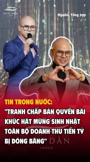 🔥 “TRANH CHẤP BẢN QUYỀN BÀI KHÚC HÁT MỪNG SINH NHẬT TOÀN BỘ DOANH THU TIỀN TỶ BỊ ĐÓNG BĂNG” #shorts