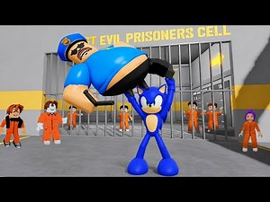 SONIC ESCAPES BARRY'S PRISON RUN HARD MODE! 😱 All Items Unlocked | Roblox Obby