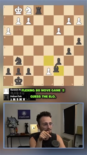 FLEXING 80 MOVE GAME !! GUESS THE ELO.