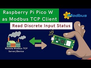 How to Read Discrete Input Status of Modbus TCP/IP Device in Raspberry Pi Pico W using MicroPython |