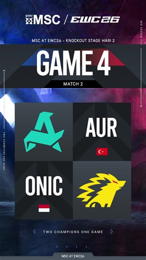 Onic vs AUR 2-2 — Siapa Menang di Game 5?