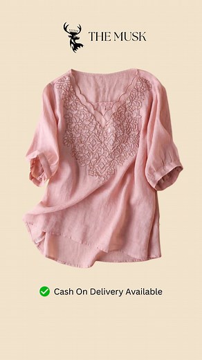 Looking for that “just right” everyday top? 👚 This pure cotton embroidered beauty gives you comfort that breathes and style that speaks for itself. Soft fabric, elegant embroidery, relaxed fit — your new go-to! ✅Cash On Delivery Available ✅7 Days Easy Return & Exchange ✅Sustainable | Made In India | The Musk Clothing
