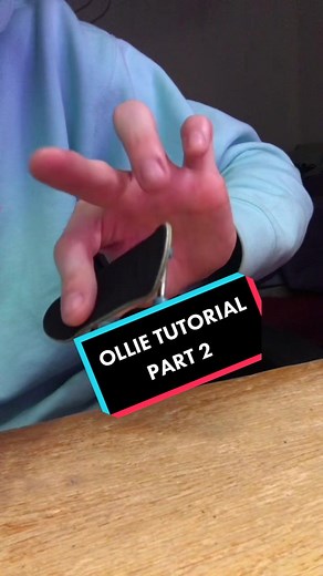 How to Do an Ollie on a Tech Deck Tutorial