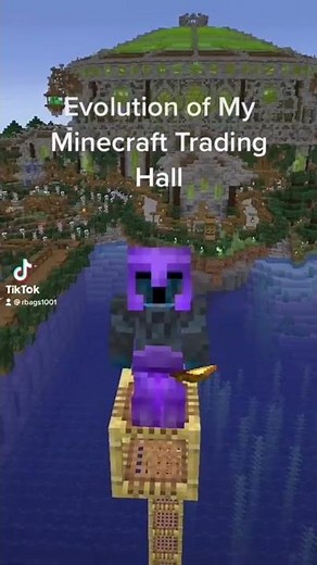 Minecraft Trading Hall Building Montage