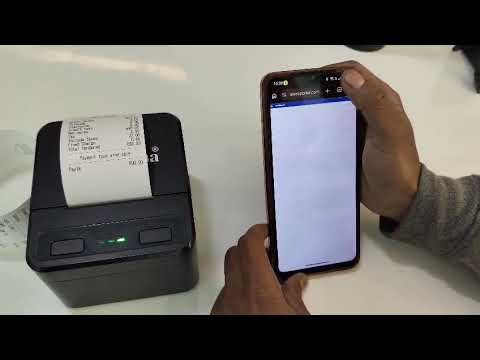 How to use Billing Software with 2" Billing Printer