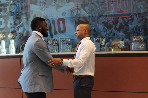 277K views · 6.2K reactions | Safety Landon Collins arrives at the Giants Quest Diagnostics Training center for his first day... | New York Giants | Facebook