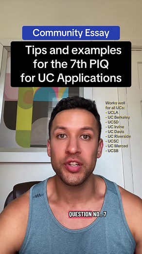 UC PIQ 7 ideas, advice, and examples (personal insight question 7) . . . #ucberkeley #ucla #highschool #senioryear #collegeapps