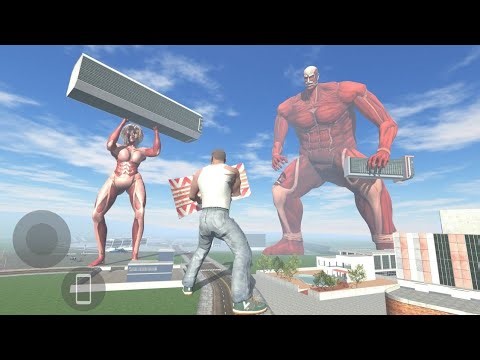 😱 Franklin vs Giant Titans! Entire City Destroyed! | Indian Bike Driving 3D |