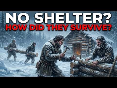How Early Pioneers Built SHELTER to Survived Coldest Winters | Relaxing History for Sleep