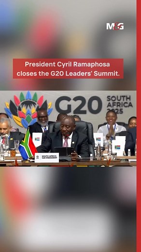 WATCH | G20 Highlights: The gavel drops on history! President Cyril Ramaphosa has closed the first-ever successful G20 Leaders’ Summit on African soil. Despite geopolitical challenges, the G20 South Africa Declaration was secured, marking a pivotal moment of global solidarity and placing Africa's development at the centre of the world stage. #MailAndGuardian #G20 #G20Summit | Mail & Guardian