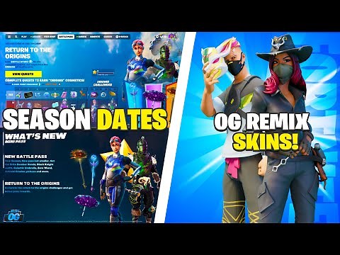 Fortnite Chapter 1 ALL OG Seasons Dates! (Start/End/Times)