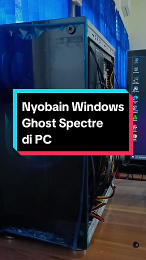 nyobain windows ghost spectre di pc #windows10 #pcgamingsetup #techtok #antigaptek