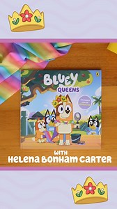 The Queen is NOT afraid of a bit of hard work! 👑 #Bluey Book Reads, Queens, read by Helena Bonham Carter is available now to watch on Bluey.tv 📖 | Bluey