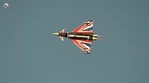 RAF Typhoon Display -Duxford Flying Finale 2022 Filmed In Late Autumn Sunshine On October 8th 2022 | Airshow World